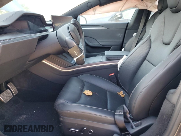 2023 Tesla Model S Plaid с VIN 5YJSA1E60PF508053, выставлен на аукционе Copart как лот 78726204 с пробегом Не указан миль и Списание • Salvage title. История ставок и продаж доступна на DreamBid. Изображение 7.