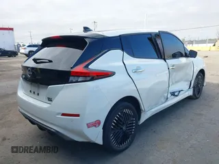2023 Nissan LEAF SV Plus with VIN 1N4CZ1CV6PC557350, listed as a IAAI auction lot 41459564 with 79,889 mi miles and . Bid and sale history available at DreamBid. Image 4.