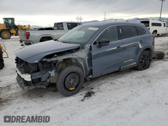 2023 Mazda CX-9 Grand Touring z VIN JM3TCBDY8P0634707, wystawiony jako Copart lot #87810595 z przebiegiem 55 589 mil mil oraz Szkoda całkowita • Salvage title. Historia ofert i sprzedaży dostępna na DreamBid. Obrazek 1.