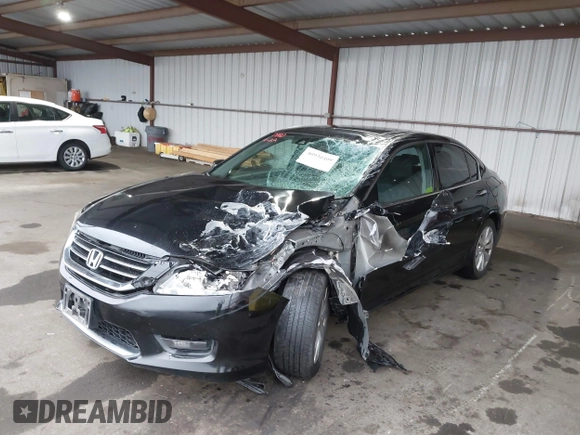 2015 Honda Accord Touring with VIN 1HGCR3F92FA002055, listed as a IAAI auction lot 40930409 with 161,933 mi miles and . Bid and sale history available at DreamBid. Image 6.