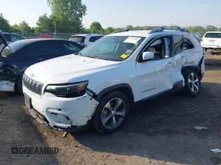 2019 Jeep Cherokee Limited with VIN 1C4PJLDX9KD110531, listed as a IAAI auction lot 42274064 with 87,450 mi miles and . Bid and sale history available at DreamBid. Image 17.