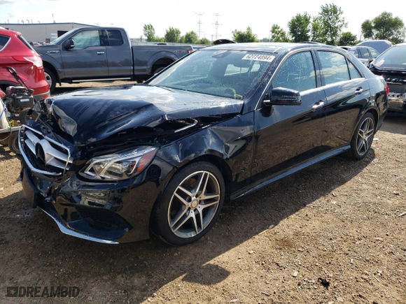 2015 Mercedes-Benz E-Class E 400 with VIN WDDHF6HB5FB109163, listed as a Copart auction lot 62724894 with 61,483 mi miles and Salvage Title. Bid and sale history available at carsss.com. Image 1.