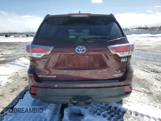 2016 Toyota Highlander Limited with VIN 5TDDCRFH0GS018564, listed as a Copart auction lot 52256205 with 230,211 mi miles and Clean title. Bid and sale history available at DreamBid. Image 6.