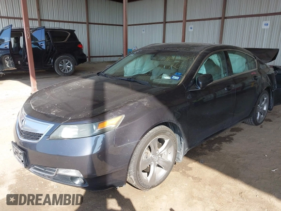 2012 Acura TL Tech Auto with VIN 19UUA9F53CA003187, listed as a IAAI auction lot 41802059 with 160,403 mi miles. Bid and sale history available at carsss.com. Image 16.