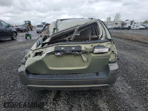 2005 Subaru Legacy Outback Limited with VIN 4S4BP62C057312621, listed as a Copart auction lot 52540745 with 202,795 mi miles and Salvage title. Bid and sale history available at DreamBid. Image 6.