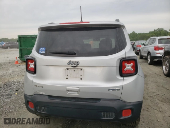 2018 Jeep Renegade Latitude с VIN ZACCJBBBXJPH00351, выставлен на аукционе Copart как лот 57058075 с пробегом 106 397 миль миль и Списание • Salvage title. История ставок и продаж доступна на DreamBid. Изображение 6.