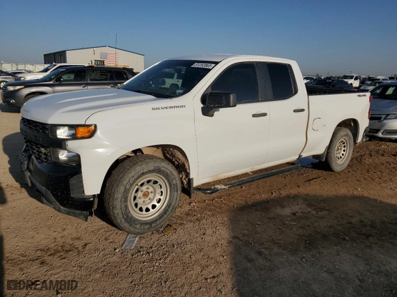 2019 Chevrolet Silverado 1500 Work Truck with VIN 1GCRYAEH3KZ317824, listed as a Copart auction lot 51252865 with 208,335 mi miles and Clean Title. Bid and sale history available at carsss.com. Image 1.