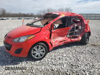 2014 Mazda 2 Sport with VIN JM1DE1KY2E0185106, listed as a Copart auction lot 47486205 with Not Provided miles and Salvage Title. Bid and sale history available at DreamBid. Image 1.