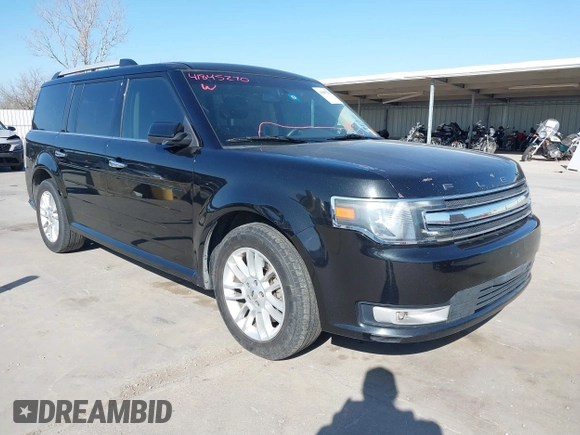 2015 Ford Flex SEL with VIN 2FMGK5C80FBA21957, listed as a IAAI auction lot 41845270 with 187,799 mi miles. Bid and sale history available at carsss.com. Image 1.