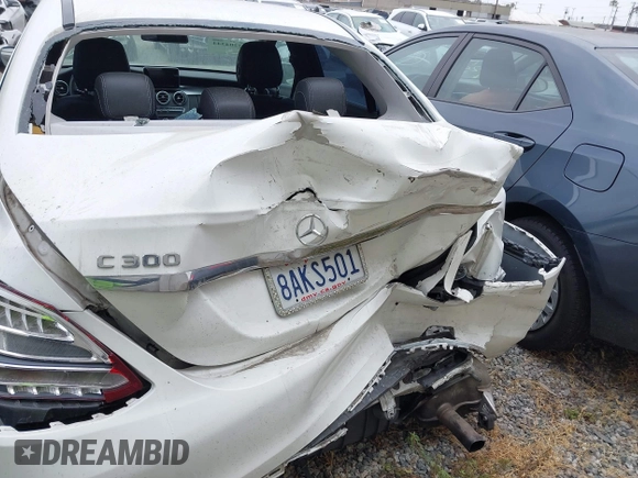 2017 Mercedes-Benz C 300 with VIN 55SWF4JB2HU205606, listed as a IAAI auction lot 42204344 with 88,162 mi miles and . Bid and sale history available at DreamBid. Image 16.