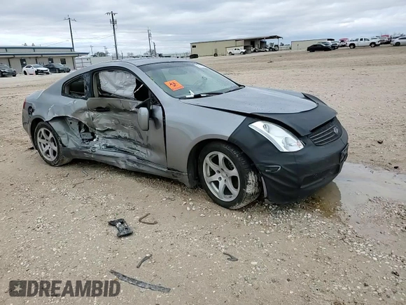 2004 Infiniti G35 Coupe w/Leather with VIN JNKCV54E34M801844, listed as a Copart auction lot 87820895 with 136,257 mi miles and Salvage Title. Bid and sale history available at carsss.com. Image 10.