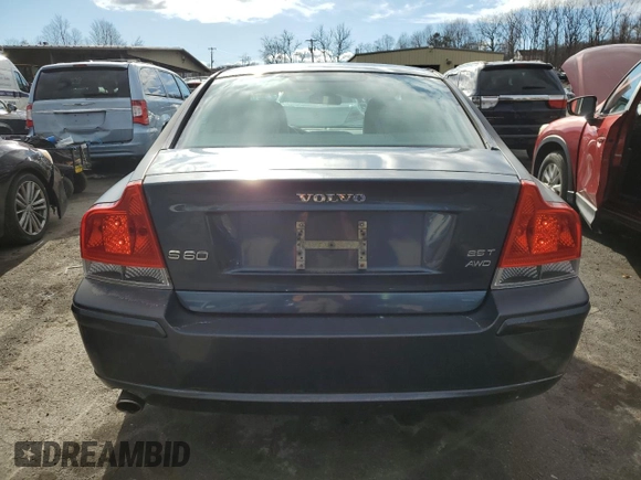 2007 Volvo S60 2.5L Turbo with VIN YV1RH592472610610, listed as a Copart auction lot 85369264 with 66,359 mi miles and Clean Title. Bid and sale history available at carsss.com. Image 6.