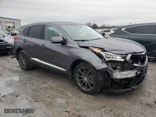 2020 Acura RDX w/Advance Pkg with VIN 5J8TC2H72LL022037, listed as a Copart auction lot 42862465 with 103,222 mi miles and Salvage Title. Bid and sale history available at carsss.com. Image 4.