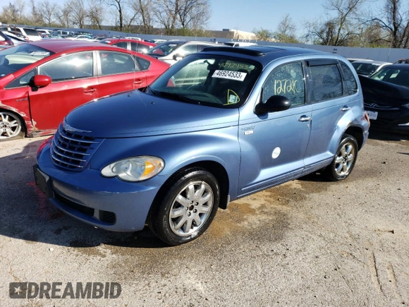 2007 Chrysler PT Cruiser Touring with VIN 3A8FY58B37T560140, listed as a Copart auction lot 46924533 with 127,210 mi miles and Salvage Title. Bid and sale history available at DreamBid. Image 1.
