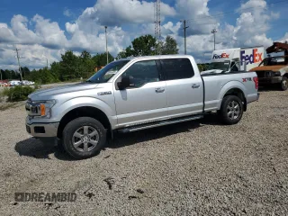 2018 Ford F-150 XL with VIN 1FTFW1EG3JFB90993, listed as a Copart auction lot 64446865 with 63,295 mi miles and Salvage title. Bid and sale history available at DreamBid. Image 1.