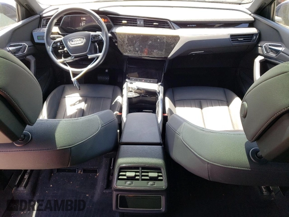 2023 Audi e-tron Premium with VIN WA1AAAGE8PB011507, listed as a Copart auction lot 57756184 with 8,497 mi miles and Clean Title. Bid and sale history available at DreamBid. Image 8.