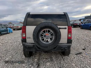2008 Hummer H3 with VIN 5GTEN33E388203521, listed as a Copart auction lot 80978184 with 158,809 mi miles and Salvage Title. Bid and sale history available at DreamBid. Image 6.