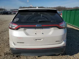 2017 Ford Edge SEL with VIN 2FMPK3J85HBC65372, listed as a Copart auction lot 89199355 with 128,816 mi miles and Salvage Title. Bid and sale history available at carsss.com. Image 6.