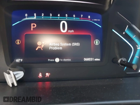 2022 Honda Odyssey EX with VIN 5FNRL6H51NB003886, listed as a IAAI auction lot 41542525 with 68,031 mi miles and . Bid and sale history available at DreamBid. Image 7.