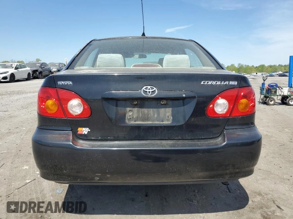 2003 Toyota Corolla CE with VIN 1NXBR32E63Z043999, listed as a Copart auction lot 54372535 with 159,933 mi miles and Salvage Title. Bid and sale history available at DreamBid. Image 6.