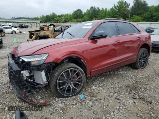 2022 Audi SQ8 Prestige z VIN WA1CWBF16ND031769, wystawiony jako Copart lot #54142814 z przebiegiem 22 195 mil mil oraz Tytuł czysty. Historia ofert i sprzedaży dostępna na DreamBid. Obrazek 1.