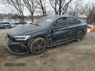 2019 Volkswagen Jetta GLI S with VIN 3VW5T7BU3KM205945, listed as a Copart auction lot 88451385 with 58,916 mi miles and Salvage Title. Bid and sale history available at DreamBid. Image 1.