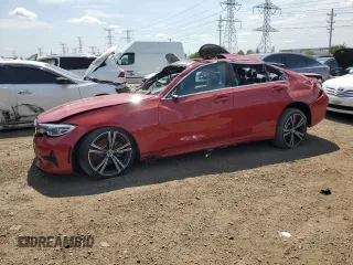 2021 BMW 3 Series 330i xDrive with VIN 3MW5R7J04M8C06658, listed as a Copart auction lot 73283284 with Not provided miles and Non repairable. Bid and sale history available at DreamBid. Image 1.