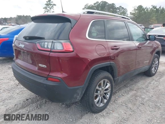 2020 Jeep Cherokee Altitude with VIN 1C4PJMLB2LD651837, listed as a IAAI auction lot 41722049 with 131,759 mi miles. Bid and sale history available at carsss.com. Image 4.