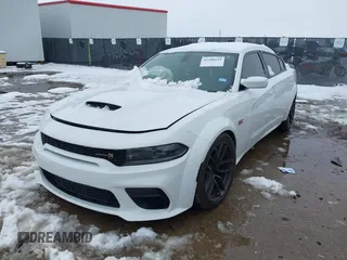 2022 Dodge Charger Scat Pack Widebody with VIN 2C3CDXGJ4NH183094, listed as a IAAI auction lot 41300119 with 31,800 mi miles and . Bid and sale history available at carsss.com. Image 18.