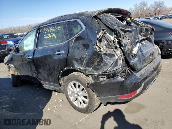 2019 Nissan Rogue SL with VIN 5N1AT2MVXKC804364, listed as a Copart auction lot 41908064 with 0 mi miles and Salvage Title. Bid and sale history available at carsss.com. Image 2.