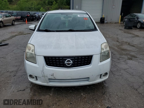 2008 Nissan Sentra S with VIN 3N1AB61E28L715598, listed as a Copart auction lot 59282745 with Not provided miles and Salvage title. Bid and sale history available at DreamBid. Image 5.