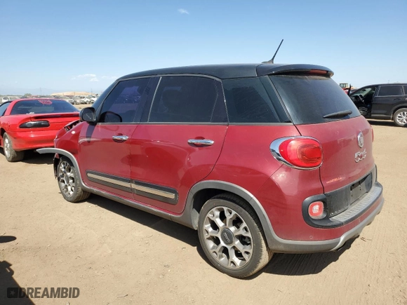 2015 FIAT 500L Urbana Trekking with VIN ZFBCFADH1FZ032769, listed as a Copart auction lot 69686214 with 135,539 mi miles and Salvage Title. Bid and sale history available at carsss.com. Image 2.