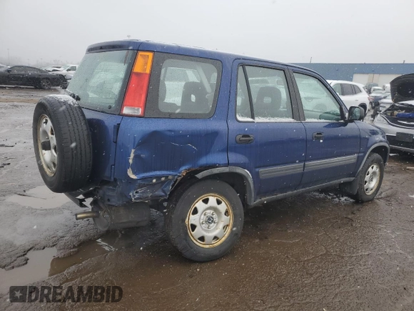 1999 Honda CR-V LX with VIN JHLRD1848XC080829, listed as a Copart auction lot 41692535 with 160,990 mi miles and Salvage Title. Bid and sale history available at carsss.com. Image 3.