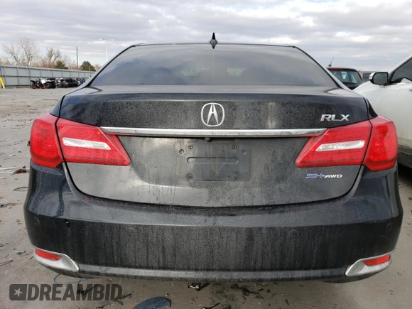 2016 Acura RLX Hybrid Advance with VIN JH4KC2F90GC000329, listed as a Copart auction lot 44647055 with 80,742 mi miles and Salvage Title. Bid and sale history available at carsss.com. Image 6.