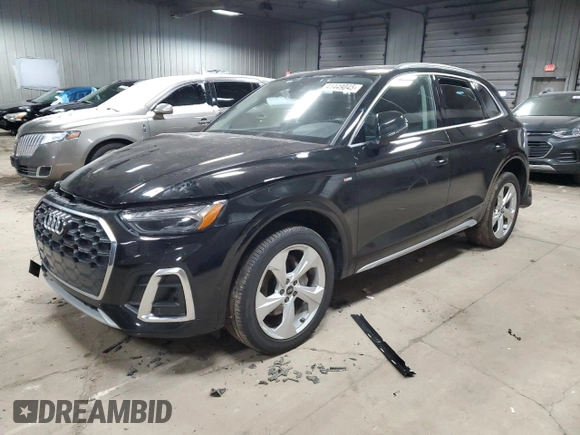 2023 Audi Q5 S line Prestige with VIN WA1FAAFY2P2061904, listed as a Copart auction lot 41449045 with Not provided miles and Non repairable. Bid and sale history available at DreamBid. Image 1.