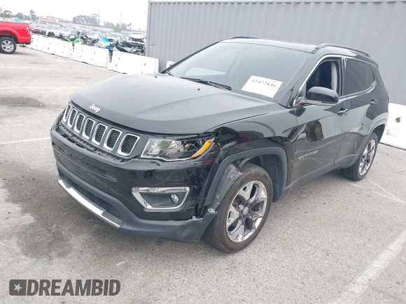 2019 Jeep Compass Limited with VIN 3C4NJDCB4KT594525, listed as a IAAI auction lot 42472846 with 84,815 mi miles and . Bid and sale history available at DreamBid. Image 18.