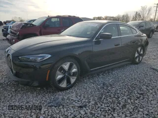 2024 BMW i4 xDrive40 with VIN WBY83FB09RFS00944, listed as a Copart auction lot 77870484 with 7,134 mi miles and Clean Title. Bid and sale history available at carsss.com. Image 1.