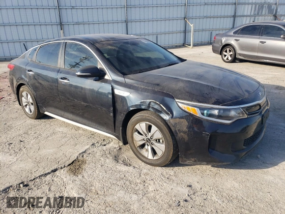 2018 Kia Optima Hybrid Premium with VIN KNAGT4LEXJ5023923, listed as a Copart auction lot 79003034 with 117,615 mi miles and Salvage Title. Bid and sale history available at carsss.com. Image 4.