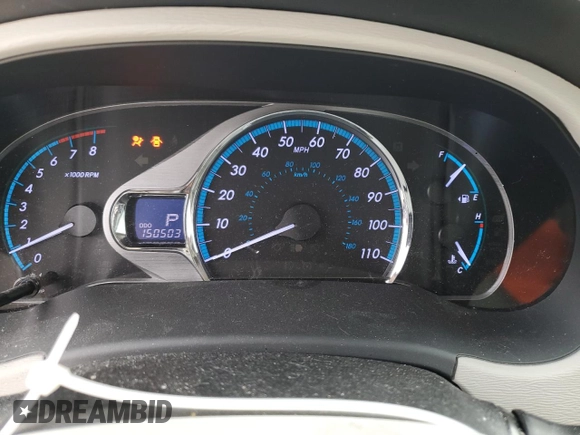 2014 Toyota Sienna XLE with VIN 5TDYK3DC2ES434962, listed as a Copart auction lot 50240815 with 150,503 mi miles and Salvage Title. Bid and sale history available at carsss.com. Image 9.