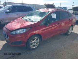 2016 Ford Fiesta SE with VIN 3FADP4BJ1GM104505, listed as a IAAI auction lot 38973344 with 90,996 mi miles. Bid and sale history available at carsss.com. Image 2.