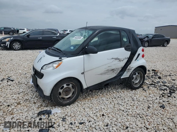2013 Smart fortwo Pure with VIN WMEEJ3BA1DK633239, listed as a Copart auction lot 54829205 with 147,647 mi miles and Salvage Title. Bid and sale history available at carsss.com. Image 1.