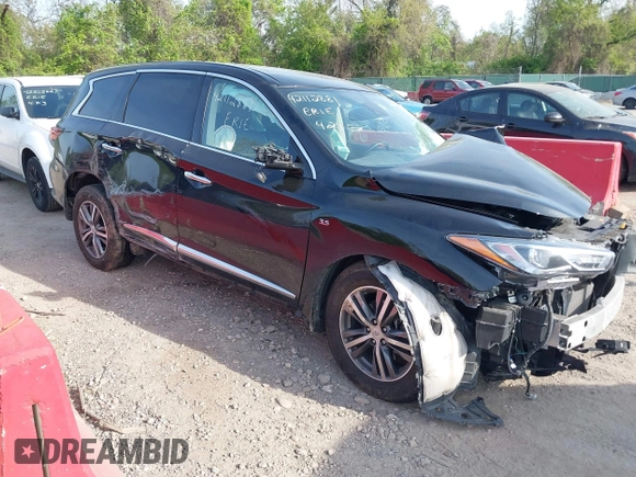 2020 Infiniti QX60 Luxe z VIN 5N1DL0MM7LC540417, wystawiony jako IAAI lot #42112881 z przebiegiem 53 003 mil mil oraz . Historia ofert i sprzedaży dostępna na DreamBid. Obrazek 1.