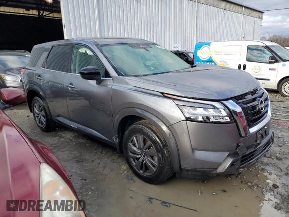 2023 Nissan Pathfinder S с VIN 5N1DR3AC7PC255248, выставлен на аукционе Copart как лот 86204924 с пробегом 15 563 миль миль и Списание • Salvage title. История ставок и продаж доступна на DreamBid. Изображение 4.