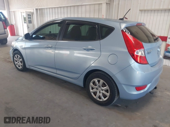 2012 Hyundai Accent GS with VIN KMHCT5AEXCU040770, listed as a IAAI auction lot 42265628 with 139,595 mi miles and . Bid and sale history available at DreamBid. Image 3.