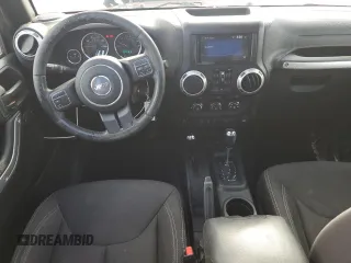 2017 Jeep Wrangler Unlimited Sahara with VIN 1C4HJWEG4HL615069, listed as a Copart auction lot 46480225 with 104,723 mi miles and Salvage title. Bid and sale history available at DreamBid. Image 8.