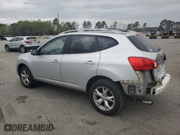 2008 Nissan Rogue SL with VIN JN8AS58V08W119353, listed as a Copart auction lot 51059095 with 222,771 mi miles and Salvage Title. Bid and sale history available at DreamBid. Image 2.