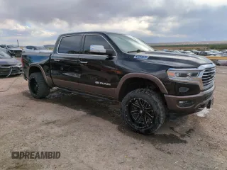 2021 Ram 1500 Longhorn with VIN 1C6SRFKT8MN504868, listed as a Copart auction lot 54559405 with 60,346 mi miles and Salvage title. Bid and sale history available at DreamBid. Image 4.