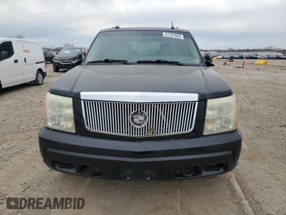 2003 Cadillac Escalade z VIN 1GYEK63N73R277166, wystawiony jako Copart lot #51797955 z przebiegiem 374 735 mil mil oraz Czysty tytuł • Clean title. Historia ofert i sprzedaży dostępna na DreamBid. Obrazek 5.