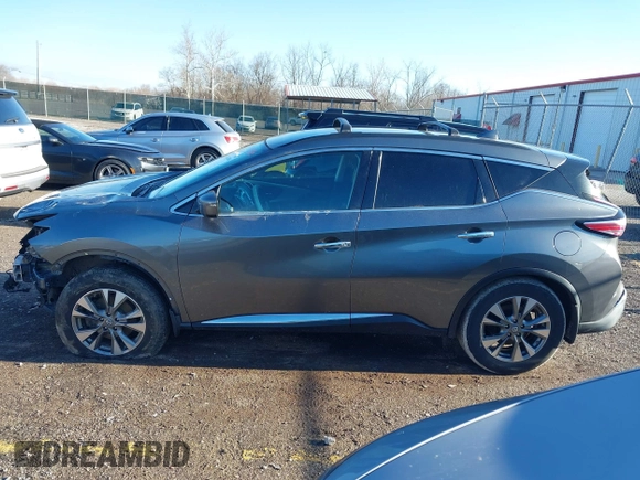 2017 Nissan Murano S with VIN 5N1AZ2MG5HN152072, listed as a IAAI auction lot 41634106 with 94,468 mi miles and . Bid and sale history available at carsss.com. Image 15.