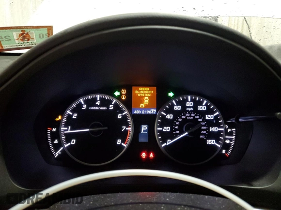 2016 Acura ILX w/Premium Pkg with VIN 19UDE2F76GA001873, listed as a Copart auction lot 52096785 with 219,047 mi miles and Clean Title. Bid and sale history available at carsss.com. Image 9.